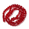 Transparent Glass Beads Strands EGLA-A039-T3mm-D-M-2