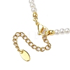 4Pcs 4 Styles ABS Plastic Imitation Pearl Beaded Necklaces NJEW-JN04859-6