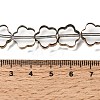 Electroplated Transparent Glass Beads Strands GL-CBA98F0-07D-4