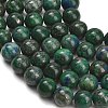 Natural Chrysocolla and Lapis Lazuli Beads Strands GG-CBA7BB7-A04-8mm-4