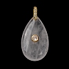 Natural Quartz Crystal Pendants G-B188-01G-10-1