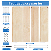 4-Tier Wood & Plastic Minifigures Display Risers ODIS-WH0043-14B-4