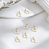 8Pcs Brass Charms KK-LP0001-85Q-1