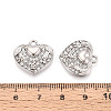 Alloy Rhinestone Pendants FIND-N008-28P-3