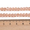Transparent Glass Beads Strands GLAA-G125-01A-03-4