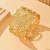 Flower Pattern Zinc Alloy with Crystal Rhineston Bangles FS-WG1639C-01-5