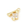 26Pcs Brass Micro Pave Clear Cubic Zirconia Charms KK-Z151-18G-3