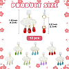 12Pcs 6 Colors PVC Mobile Dustproof Plugs HJEW-YW00502-2