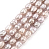 Natural Cultured Freshwater Pearl Beads Strands PEAR-P062-04A-1