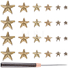 150Pcs 6 Styles Iron Rivets IFIN-CL0001-05AB-7