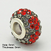 Resin Rhinestone European Beads GPDL-C004-07S-2