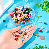 300Pcs Spray Painted Schima Wood Beads WOOD-TA0002-83A-6