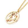 Colorful Cubic Zirconia Constellation Pendant Necklace LS-NJEW-H166-01A-3