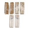 Natural Fossil Coral Pendants G-B187-01C-08-1