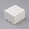 (Holiday Stock-Up Sale)Light Cover Paper Jewelry Ring Box OBOX-G012-01D-1