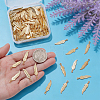 200Pcs Tibetan Style Alloy Pendants FEAT-UN0001-01G-4