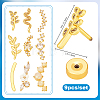 9Pcs Stainless Steel Pave Clear Cubic Zirconia Cartilage Earring Sets EJEW-PH0001-54-2