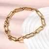 304 Stainless Steel Link Chain Bracelet & Necklace Jewelry Sets SJEW-L199-14G-2
