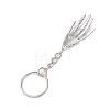 Halloween Themed Skull Hand Alloy Keychain KEYC-JKC00860-4