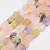Raw Rough Natural Mixed Stone Bead Strands G-F403-06-1