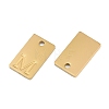 304 Stainless Steel Pendants SA-CBA1839-21G-M-2