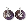 Natural Amethyst Pendants GG-CBAF4FB-02S-B03-1