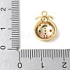 Brass Micro Pave Cubic Zirconia Pendants X1-KK-U064-13G-3