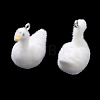 Flocking Opaque Resin Pendants RESI-F064-A05-2