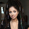 Natural Amethyst Hair Dreadlocks Braiding Kits PHAR-AB00002-5