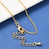 Long-Lasting Plated Brass Curb Chain Necklaces NJEW-K112-07G-NF-3