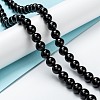 Natural Black Onyx Beads Strands G-Z024-02A-4
