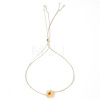 Flower Resin Beaded Slider Bracelets for Women SL9741-3-1