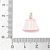Brass Enamel Pendants KK-CBA1122-01G-04-3