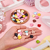 50Pcs Baking Paint Acrylic Pendants OACR-TA0004-83C-6
