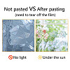 16 Sheets 4 Styles Waterproof PVC Colored Laser Stained Window Film Static Stickers DIY-WH0314-092-8