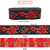 Ethnic Style Embroidery Polyester Ribbons OCOR-WH0060-54-2
