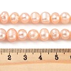 Natural Cultured Freshwater Pearl Beads Strands PEAR-C003-09E-5