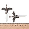 Natural & Synthetic Mixed Stone Faceted Pointed Bullet Shaped Big Pendants G-T145-01R-5