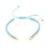Adjustable Braided Polyester Cord Bracelet Making AJEW-JB01109-04-1