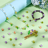 150Pcs 3 Colors Opaque Resin Imitation Shell Beads RESI-PH0002-78-4