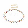 Glass Beads Necklaces NJEW-JN02499-2