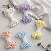 5 Bundles 5 Colors Gypsum with Cotton Cord Artificial Flower Core DIY-GF0014-07A-3