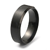 201 Stainless Steel Plain Band Ring for Men Women RJEW-WH0010-06I-MB-1