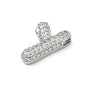 Brass Micro Pave Cubic Zirconia Pendants KK-A300-02P-Y-2