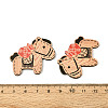 Printed Wooden Pendants WOOD-T033-01B-3