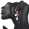 Natural Freshwater Pearl Hoop Earrings EJEW-JE06967-4