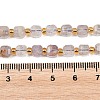Natural Purple Phantom Quartz/Purple Lodolite Quartz Beads Strands G-Z147-A04-01-5