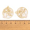 Rack Plating Alloy Enamel Pendants FIND-A040-05A-03G-3