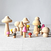 Schima Superba Wooden Mushroom Children Toys WOOD-TA0002-45-9
