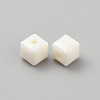 Opaque Acrylic Beads MACR-WH20001-13K-2